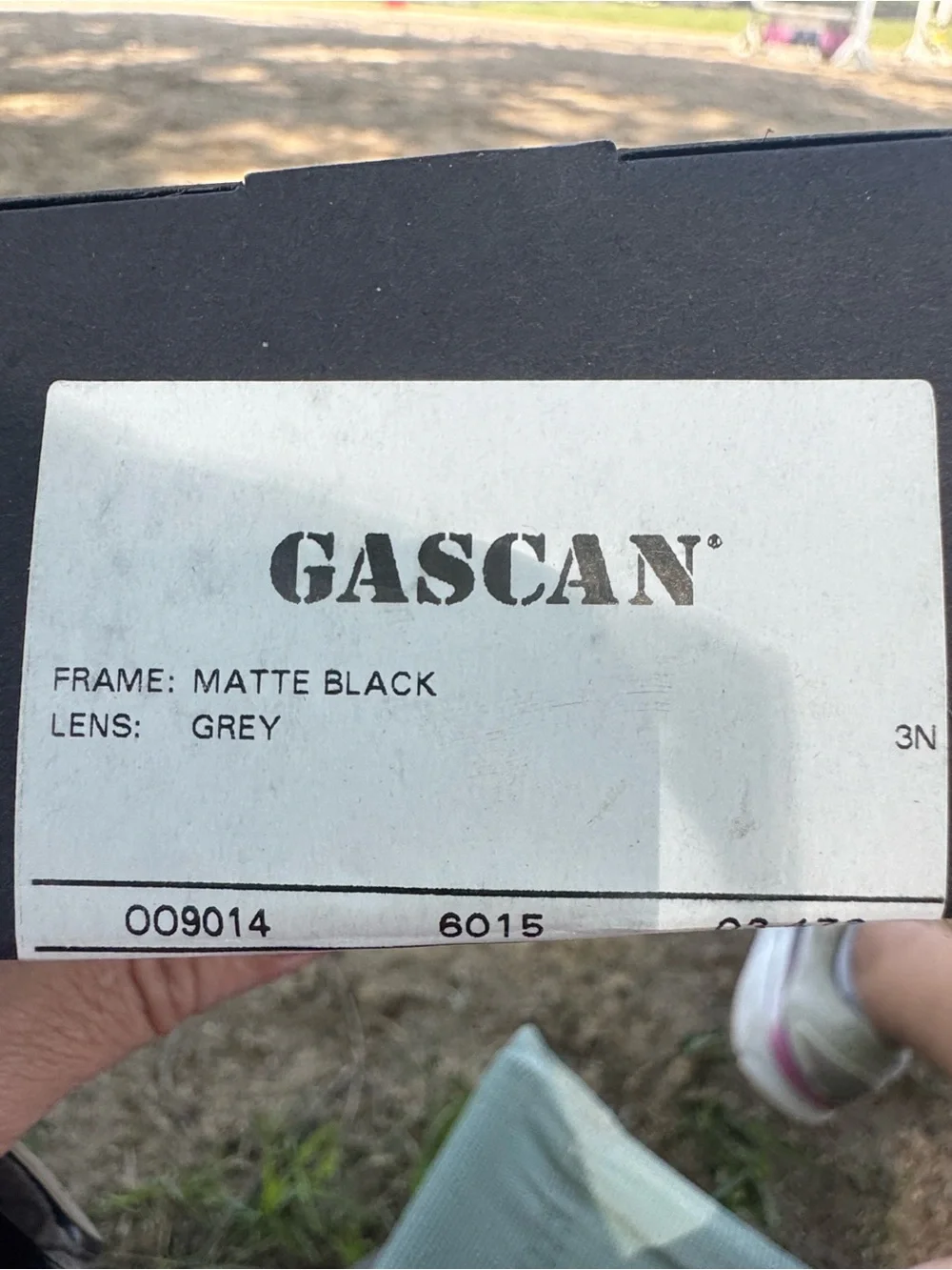 Oakley GASCAN Matte Black Frame Sunglasses with Grey Lenses - Picture 1 of 5